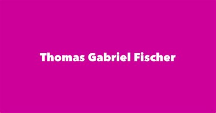Thomas Gabriel Fischer Net Worth, Age, Height, Weight, Family, Wiki 2024
